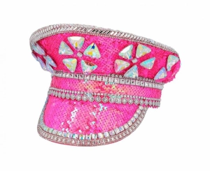 Czapka Pink błyszcząca