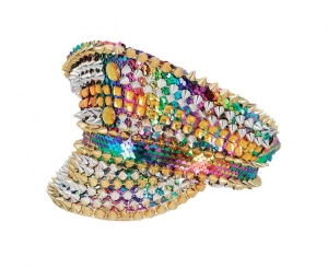 Czapka Rainbow błyszcząca