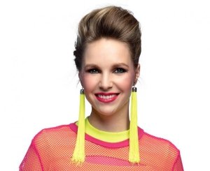 Kolczyki Festival neon yellow