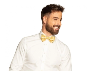 Mucha w cekiny złota