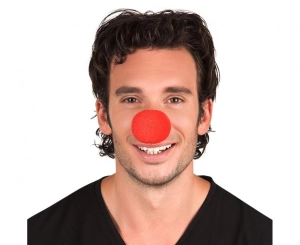 Nosy klauna z gąbki (12 szt)