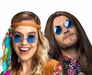 Okulary John niebieskie