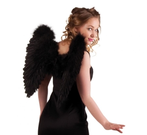 Skrzydła Anioła czarne 50x50cm