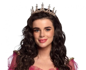 Tiara metalowa Elizabeth złota