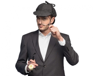 Zestaw Detektywa (czapka fajka lupa)