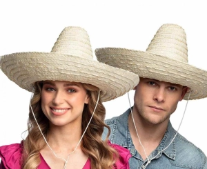 Kapelusz Sombrero beżowy 49 cm