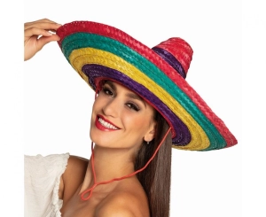 Kapelusz Sombrero Meksykański kolorowy 49 cm