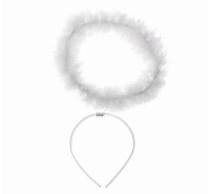 Opaska "Aureola" biała
