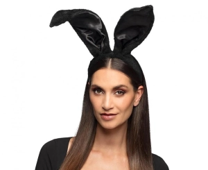 Opaska Duże Uszy Królika czarne