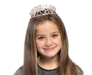 Opaska metalowa 'Birthday Girl'