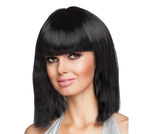 Peruka "Dance" czarna