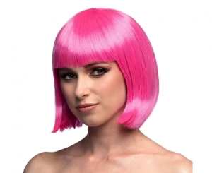 Peruka Cabaret różowa