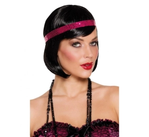 Peruka Charleston z opaską