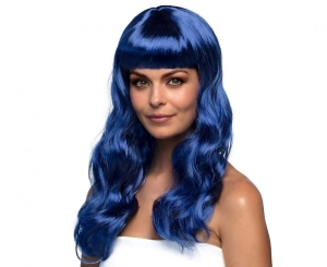 Peruka Elegancka Dziewczyna niebieska