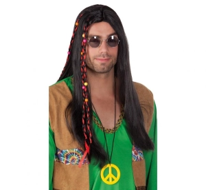 Peruka Flower Power hipis