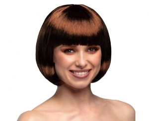 Peruka Kabaret czekoladowy brąz