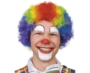 Peruka Klauna tęczowa