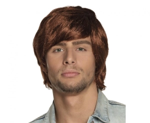Peruka męska Tyler brązowy