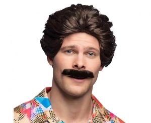 Peruka z wąsami Vance