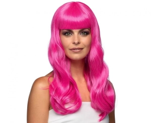 Peruka Elegancka Dziewczyna różowa