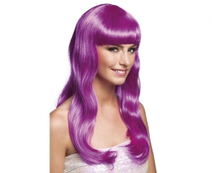 Peruka Elegancka Dziewczyna  fioletowa