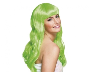 Peruka Elegancka Dziewczyna  limonkowa