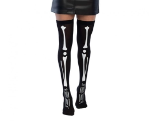 Pończochy Halloween Kościotrup Bona Lisa