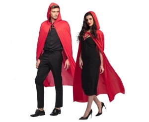 Peleryna dla dorosłych Dusk 180 cm czerwona