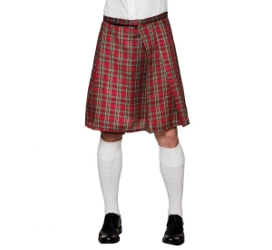 Spódnica dla "Szkota" czerwona