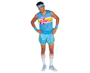 Strój dla dorosłych Ken (top spodenki opaska 2 opaski na nadgarstki skarpetki) rozm. uniw.