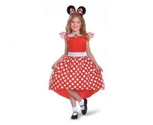 Strój Red Minnie Classic - Minnie Mouse (licencja) rozm. XS (3-4 lat)
