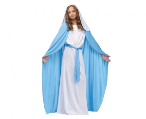 Strój "Maryja Biała Sukienka" Jasełka r.(100/110)