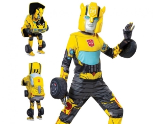 Strój do transformowania Bumblebee- Transformers 3 wcielenia (licencja) rozm. S (4-6 lat)
