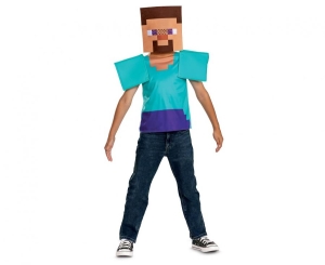 Strój Steve Essential- Minecraft (licencja) rozm.M (7-8 lat)