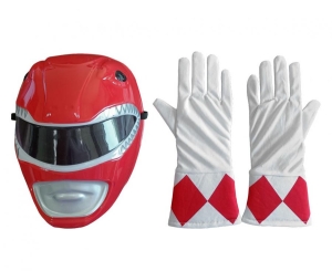 Strój akcesoria Red Ranger - Power Rangers (licencja) rozm. un. / dziecięcy