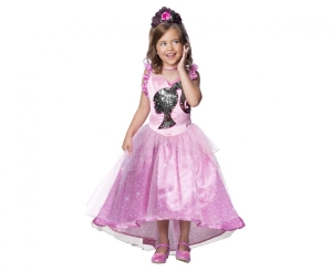 Strój dla dzieci Księżniczka Barbie (sukienka opaska) rozm. L