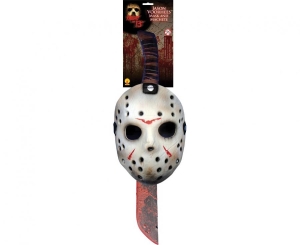 Zestaw dla dorosłych Jason (maska maczeta) rozm. uniw.