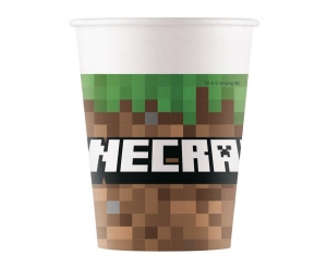 Kubeczki papierowe (WM) Minecraft 200ml 8 szt