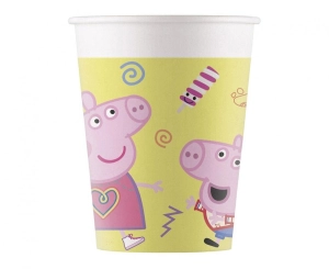 Kubeczki papierowe (WM) Peppa Pig Messy Play 200ml 8 szt