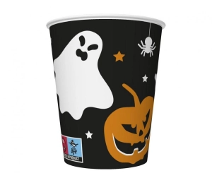 Kubeczki papierowe Halloween DAISY Dynia i duszek 250 ml 8 szt