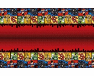 Obrus foliowy Liga Sprawiedliwości 137x213 cm