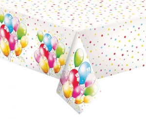 Obrus papierowy Birthday Balloons 120 x 180 cm