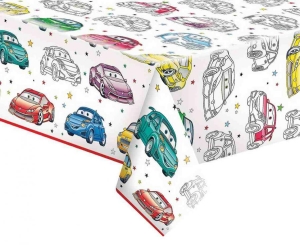 Obrus papierowy Cartoon Cars 120 x 180 cm