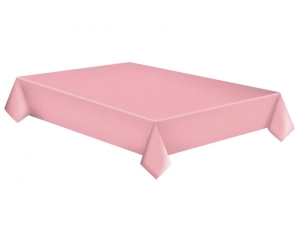 Obrus papierowy White Dots on Pink 120 x 180 cm