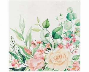 Serwetki Airlaid Floral Moments 40x40 cm 12 szt