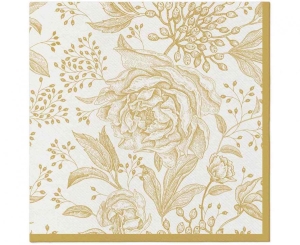 Serwetki Airlaid Rose Peonies 40x40 cm 12 szt