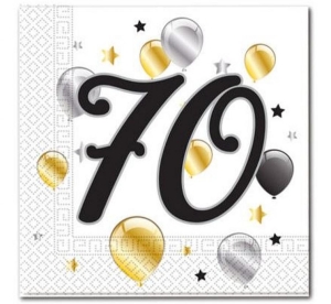 Serwetki papierowe "Balloons - 70" rozm. 33 x 33 cm 20 szt