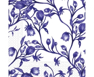 Serwetki papierowe Blue Porcelain 33 cm x 33 cm 20szt.