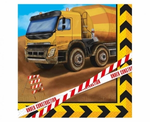 Serwetki papierowe Construction 33 cm x 33 cm 20 szt