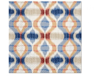 Serwetki papierowe PAW African vibe (orange) 33 cm x 33 cm 20 szt